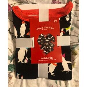 Boys Christmas Penguin Sleep Set Size 2T NWT B3